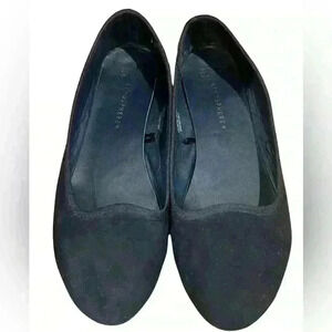 ATMOSPHERE size 7 Navy blue Flats suede like flats women’s work shoes casual